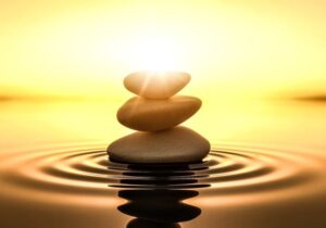 zen stones in water zen stones in water